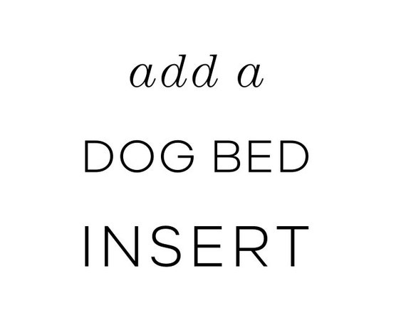 memory foam dog bed insert