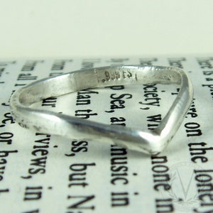Exquisite .999 Pure Silver Wishbone Ring with FREE Ring Box