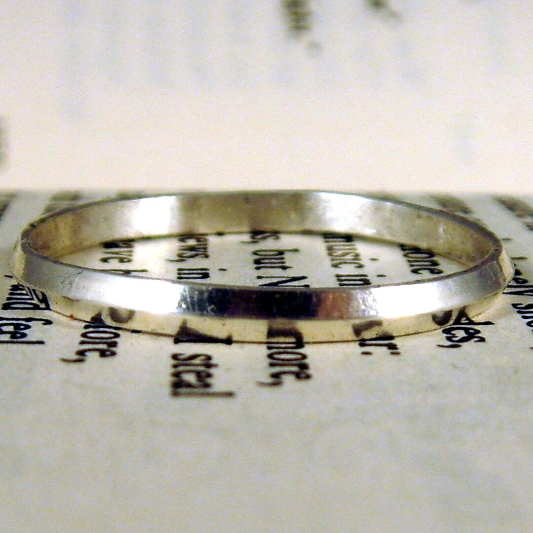 Dazzling .999 Pure Silver Ring With FREE Ring Box Etsy