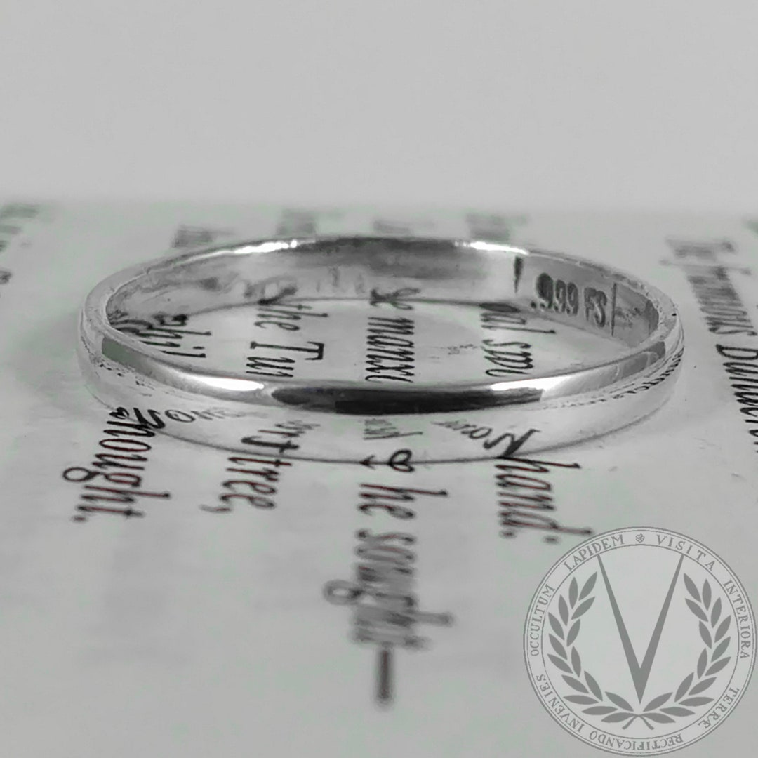 1988 Handmade 999 Silver Adjustable Ring – A-Label