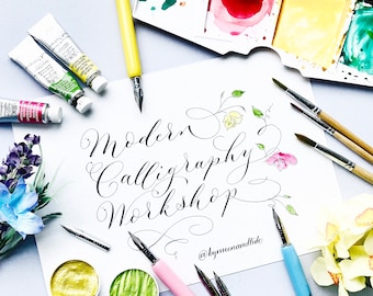 Calligraphy workshop: an introduction to pointed pen calligraphy - The Frostery Living, Saddleworth, 8th June 2024