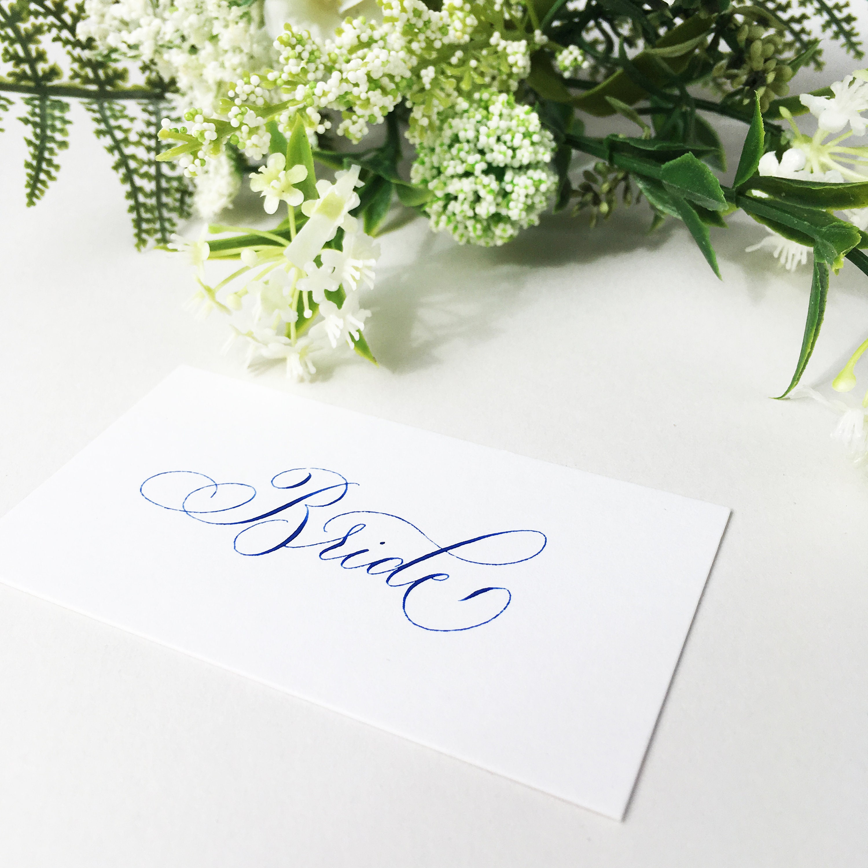 Wedding Name Tag Placecards, Calligraphy Personalized Gift Tags