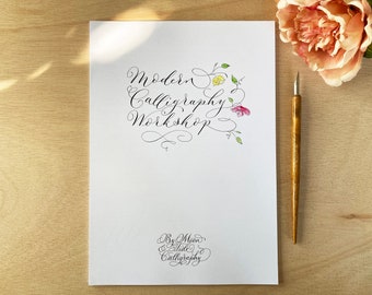 Calligraphy worksheets