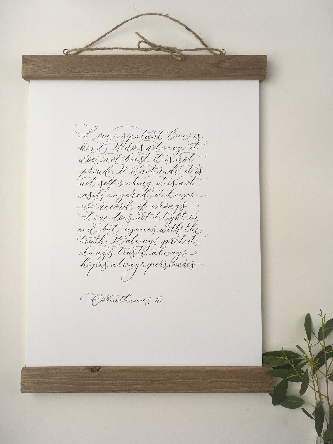 Corinthians wedding reading Love is patient love is kind