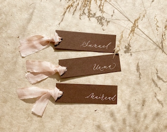 Elegant autumnal wedding place names