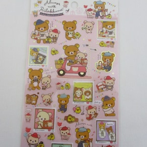San-X Always with Rilakkuma Bear Cafe Coffee Sticker Sheet - 2019 Planner Journal Agenda Calendar Organizer Gift #cafe #coffee sweet latte