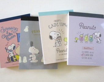 Peanuts Snoopy Small Notepads writing paper stationery Journal Planner notebook note agenda day book school star classic dream gift