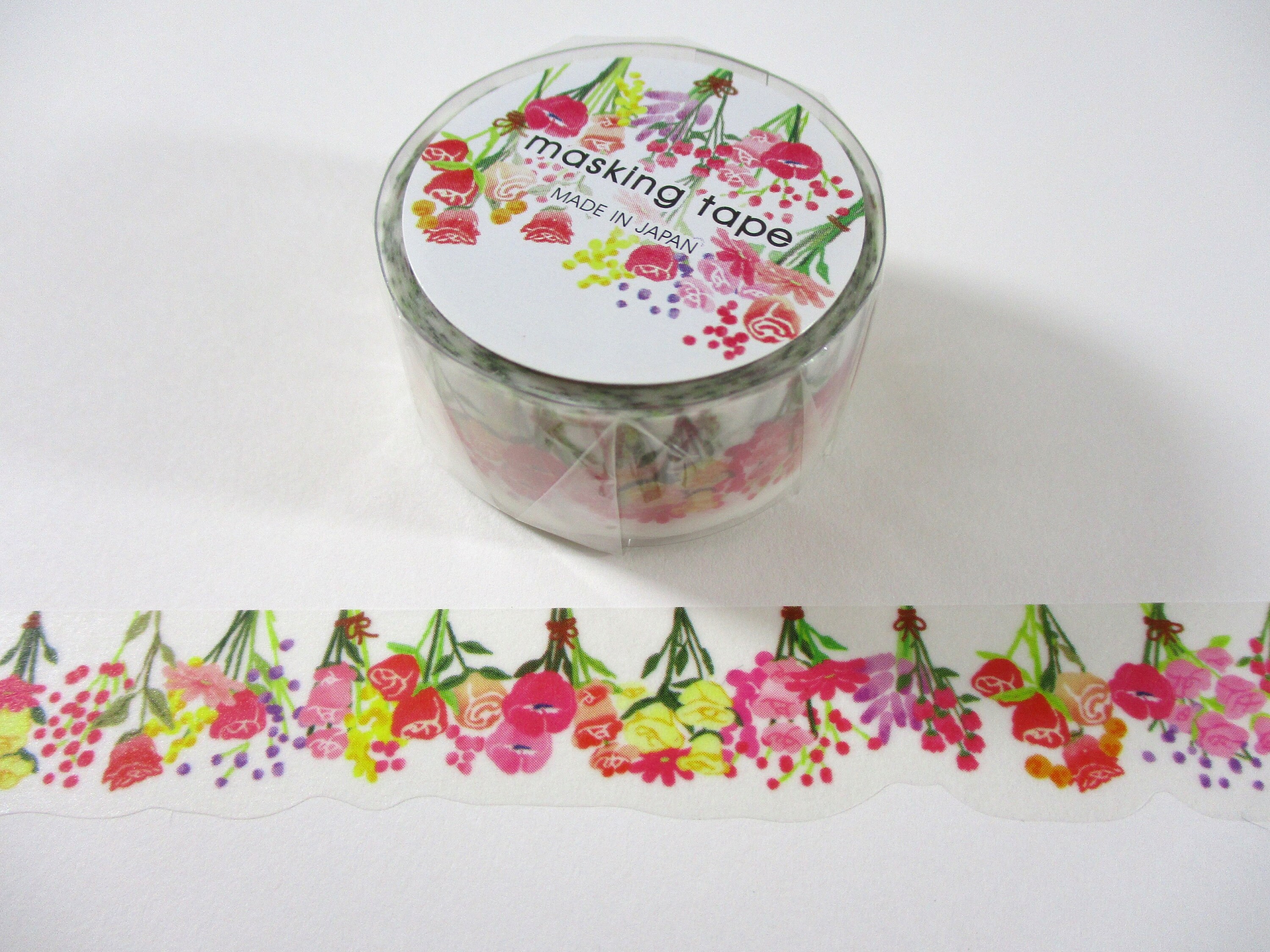 Beautiful Flower Garden Washi Tape Deco Masking Stationery Planner Journal Scrapbook Craft Art spring bouquet outdoor wedding bloom petal