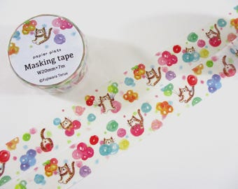 Cat Design Deco Washi tape Crafts kitten feline pet animal balloon Whimsical planner organizer papier stationery stationary diary party fun
