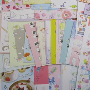 Grab Bag: 25 Writing Paper & Envelopes Set Stationery Letter Penpal Stationary san-x crux kawaii q-lia kamio cute gift her girl surprise