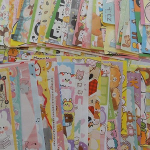 Surprise bag 4 x 6 inch MEMO 100 pcs Cute Designer Note Writing Paper Stationery from pad japan zakka deal rilakkuma gift San-X Rilakkuma