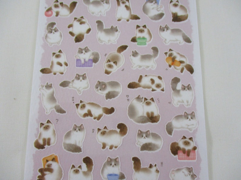 Cat Kitten Pet Sticker Sheet Planner Journal Agenda Paper Craft Gift ...