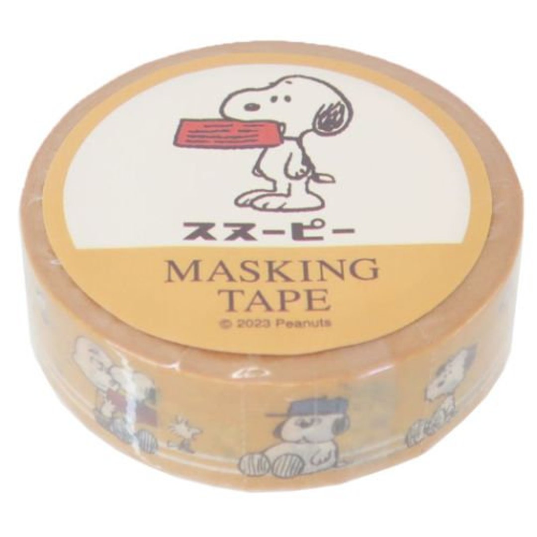 Washi Tape Peanuts Snoopy Dog Deco Masking Stationery Stationary ...
