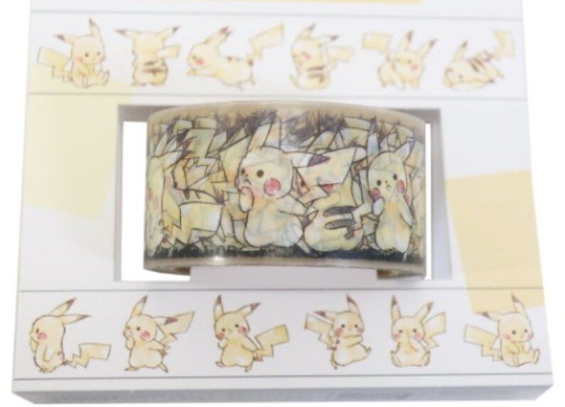 Pokemon Pikachu pocket monster Deco Masking Stationery gift girl Cute Kawaii Project Craft Journal Rare Collectible collector nintendo freak image 2