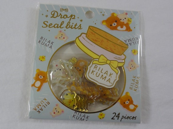 New 100pcs San-x Rilakkuma Food Grade Materials Bags for Gift Candy Cookie Bags