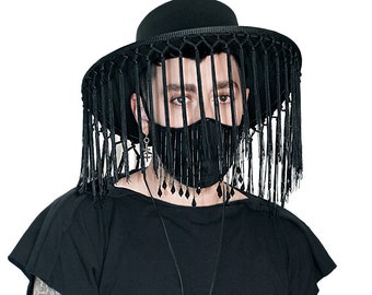 Wide Brim Hat Goth - Etsy