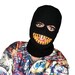 ZEF2DEATH black ski mask with gold teeth zipper mouth zefstyle grill teeth mask 