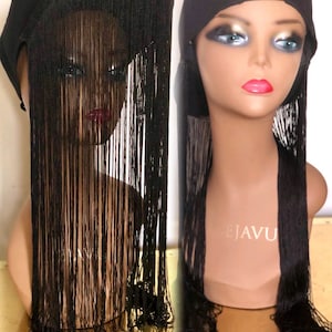 Fancy Extra Long Fringe Snapback Hat Fringe Cap Opulent Summer Festival
