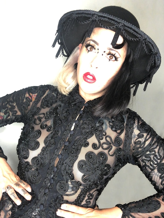 Tassle Fringe Witchy Gothic Fancy 