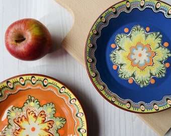 Handmade ceramic plates - Bulgarian pottery plate