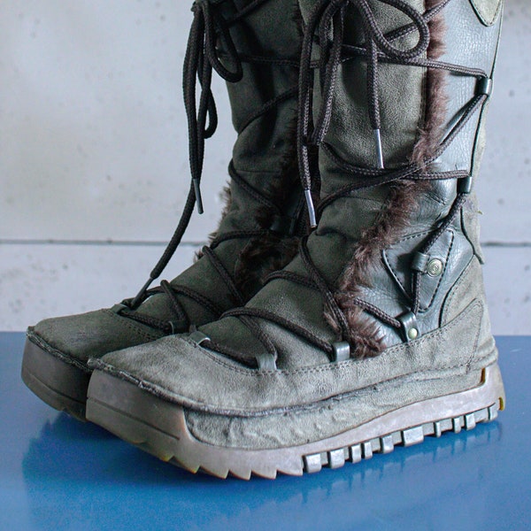 MUSTANG Y2K vintage winter platform winter Boots