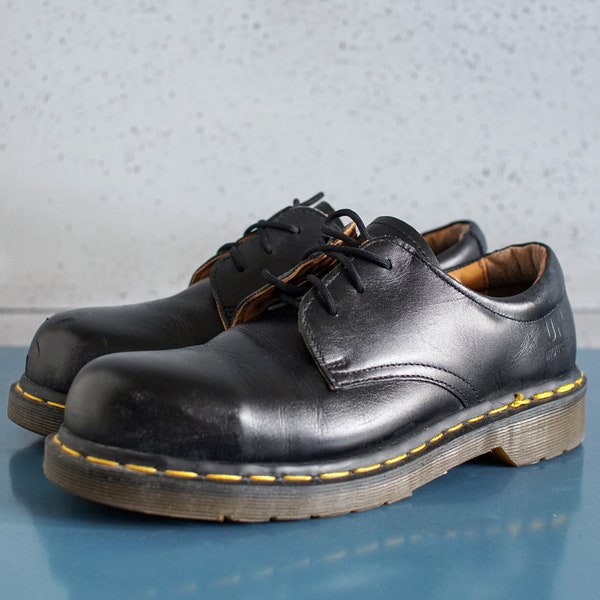 Made in ENGLAND Dr. Martens Steeltoe DM Vintage Schuhe 3eylet 40