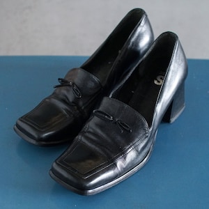 EUR39 US8.5 butS vintage mid heel loafers funky Witch Wednesday y2k UK6