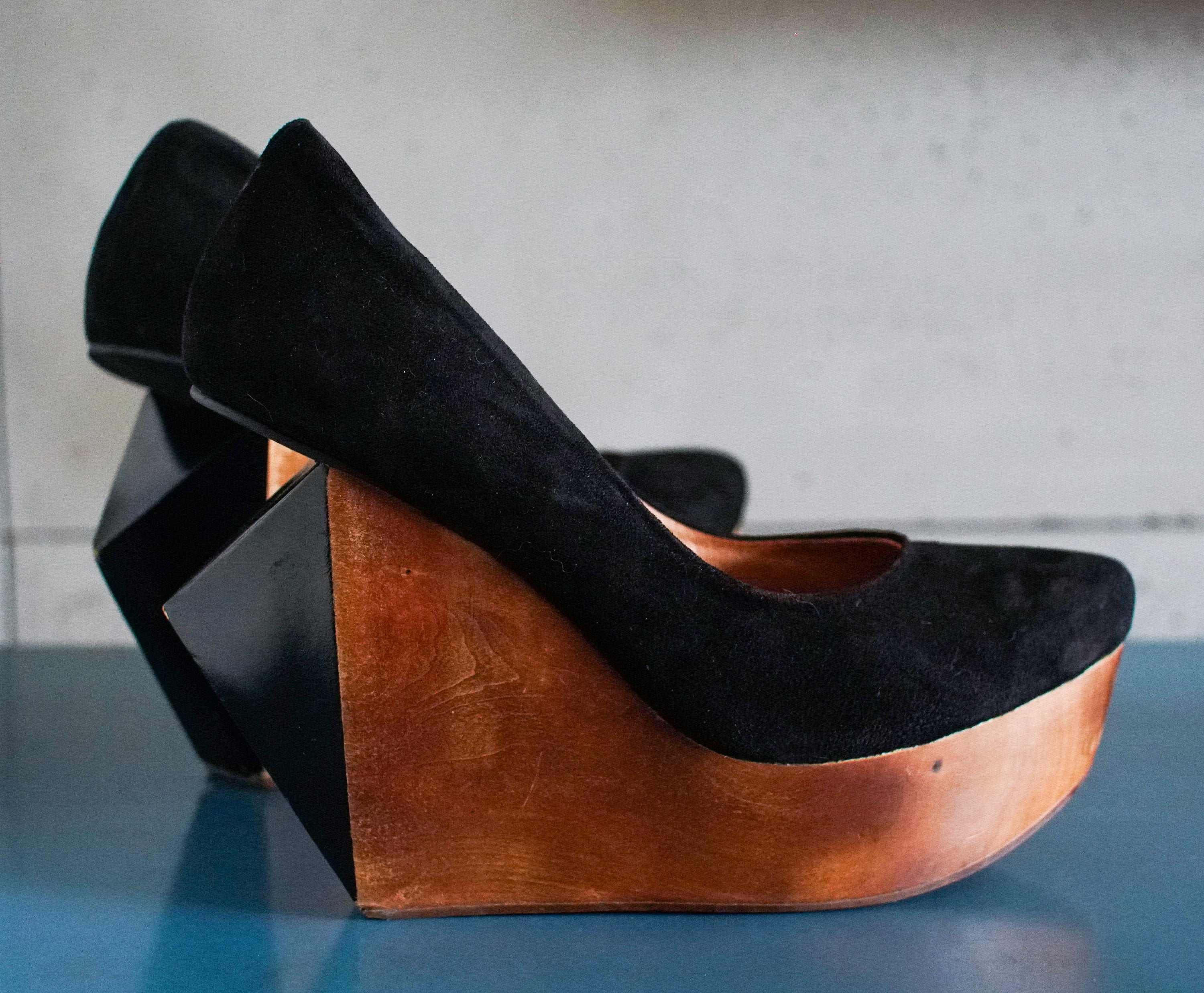 Funky Giudecca driehoek hak houten platform wiggen 40 Nederland