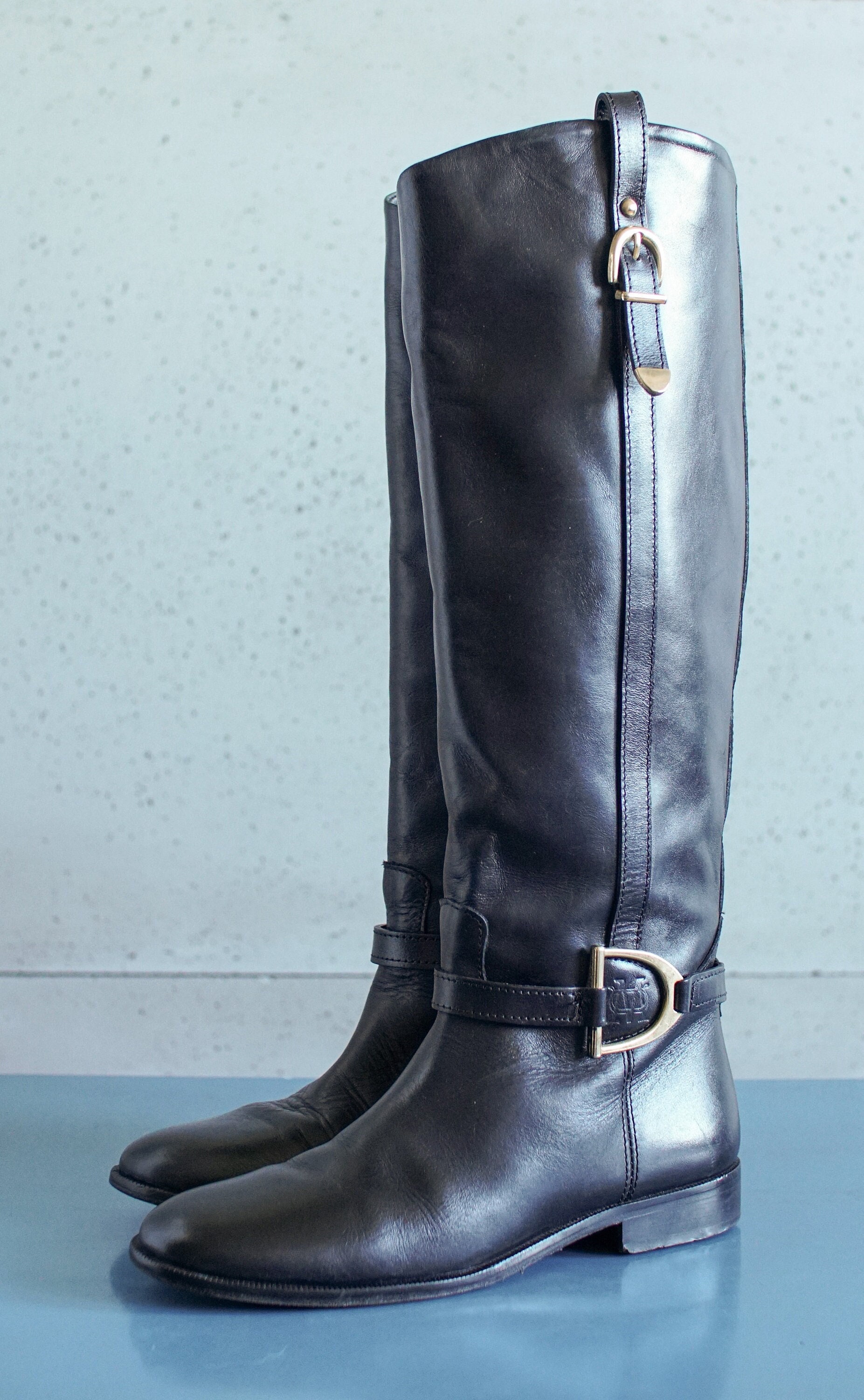 Stivali Da Equitazione Lunghi Larghi Uomo HKM 4511 Con Zip - Comodi, Impermeabili E Design Elegante