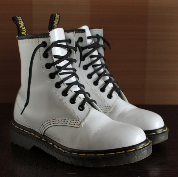Dr Martens WHITE Vintage Stiefel 8eylet Made In ENGLAND docs Dr Martens Docs versandkostenfrei kaufen | GÖRTZ
