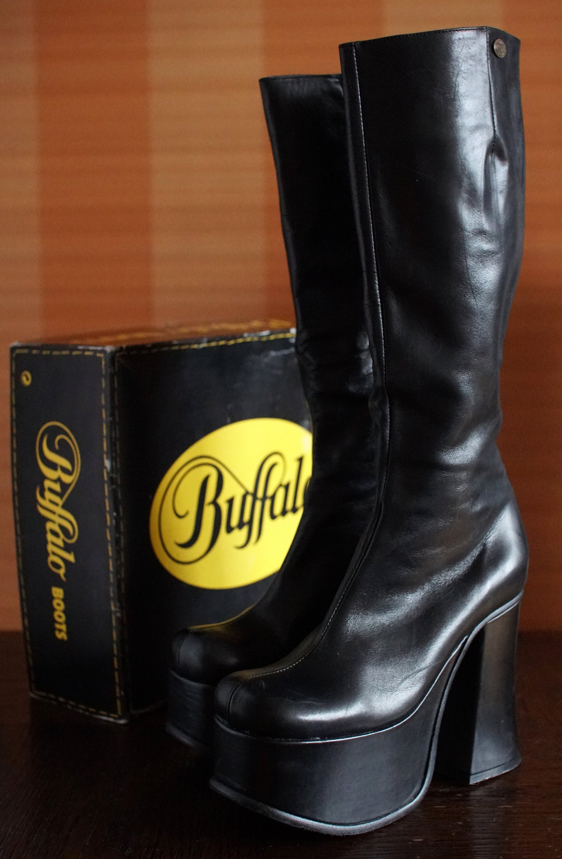 EUR39 8.5US BUFFALO T2417-73 Platform Boots, 1998 Year EUR39 8.5US BUFFALO T2417-73 Platform Boots, 1998 Year