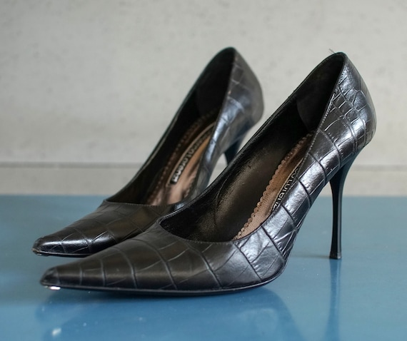 Gianmarco Lorenzi vintage designer high heel pumps - Etsy 日本