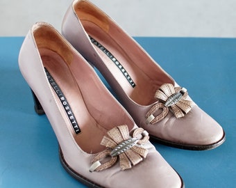 Zapatos de tacón medio vintage de Fratelli Rossetti con tacón de gatito, 36,5 EUR (US6), talla UK3,5