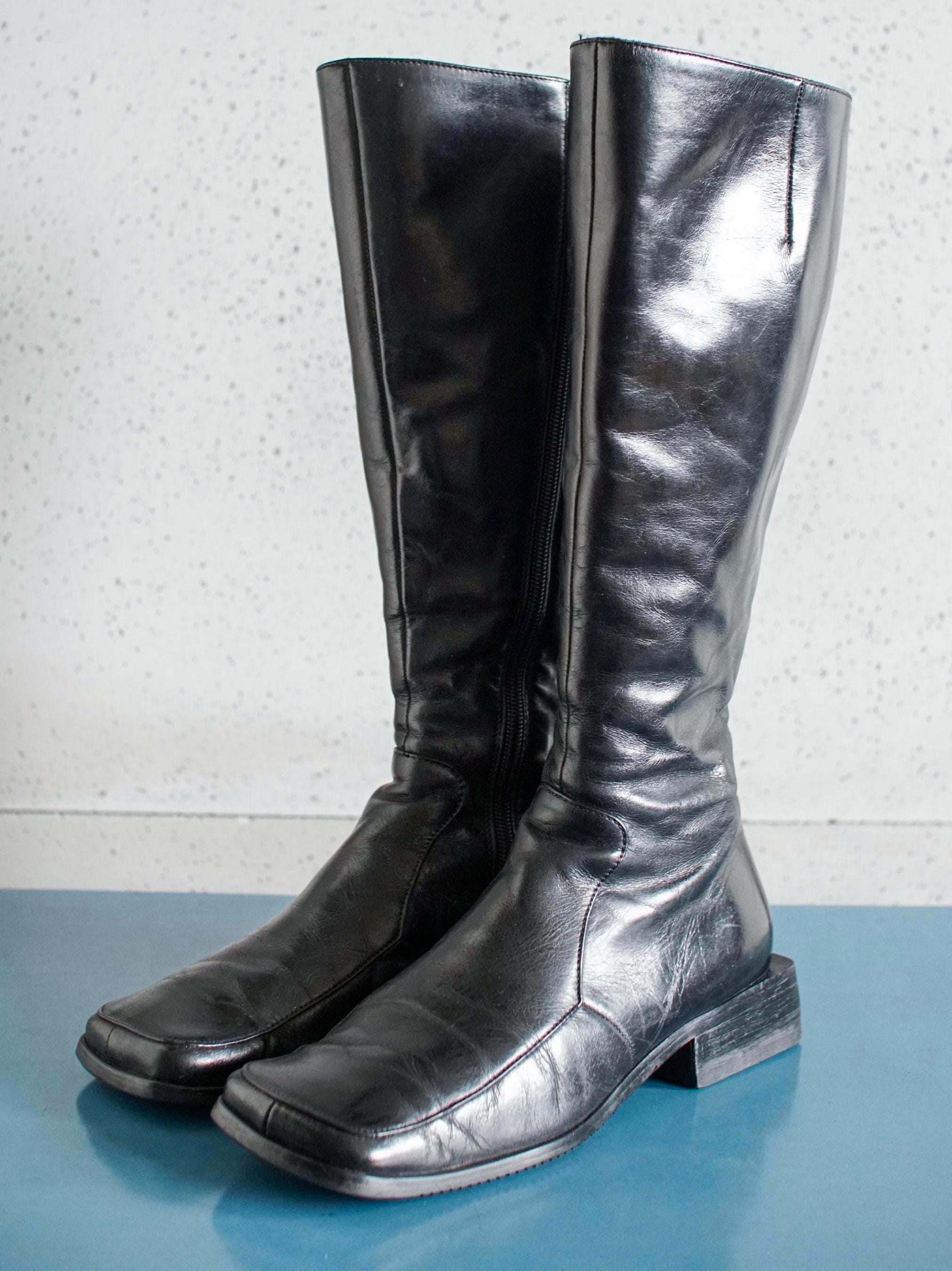 靴 BUFFALO BOBS leather boots Y2K archive Y2k Buffalo Boots - Etsy