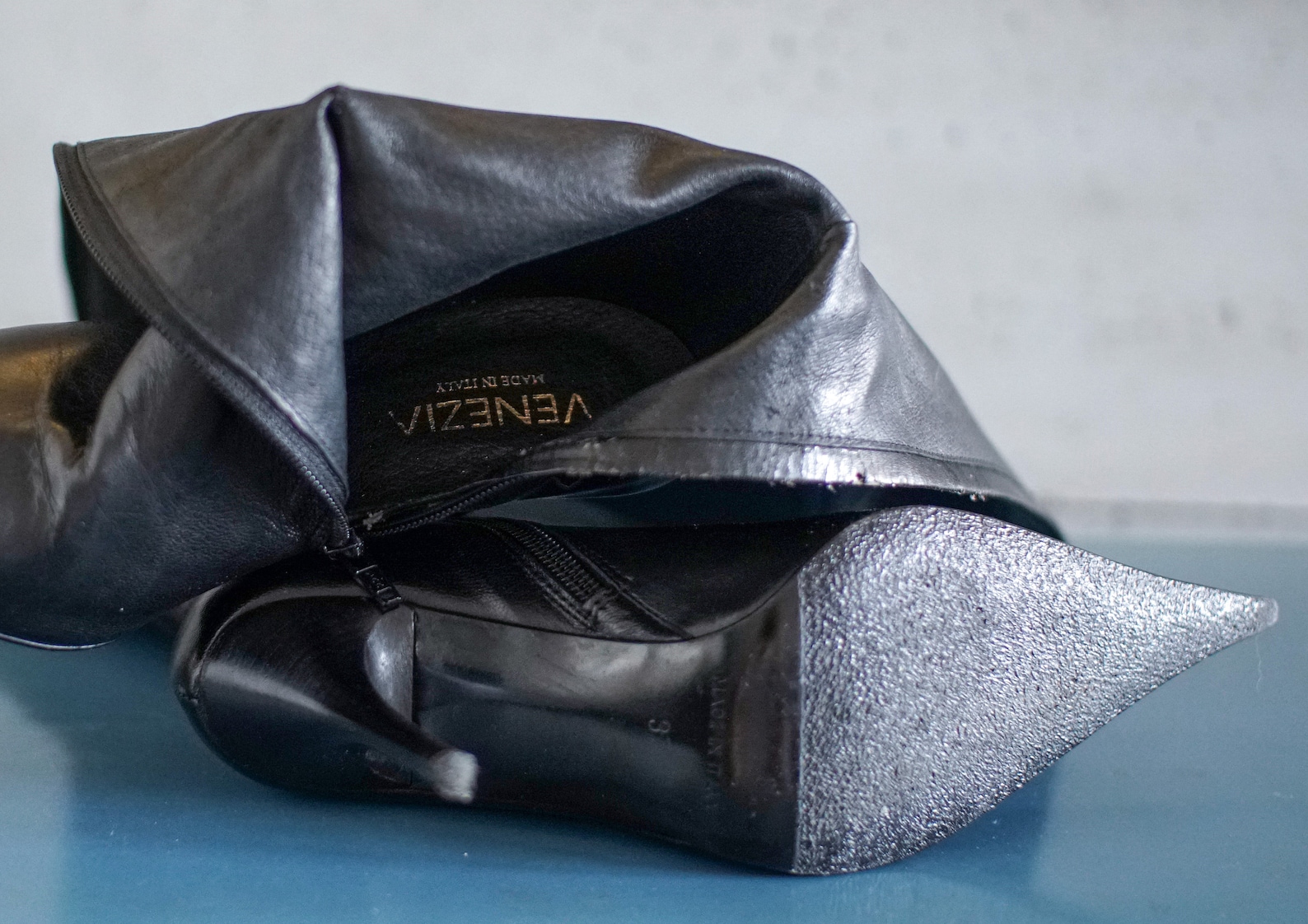 VENEZIA Vintage Super Pointy Fashion BOOTS 37 Etsy