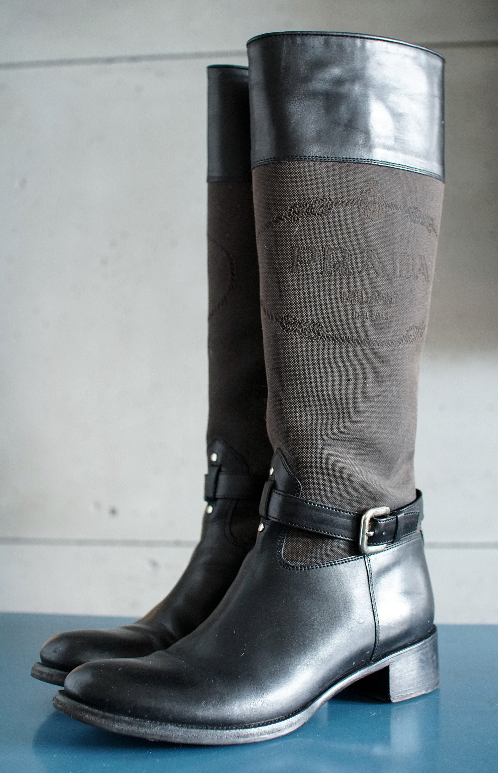 Prada Vintage Boots - Etsy Canada