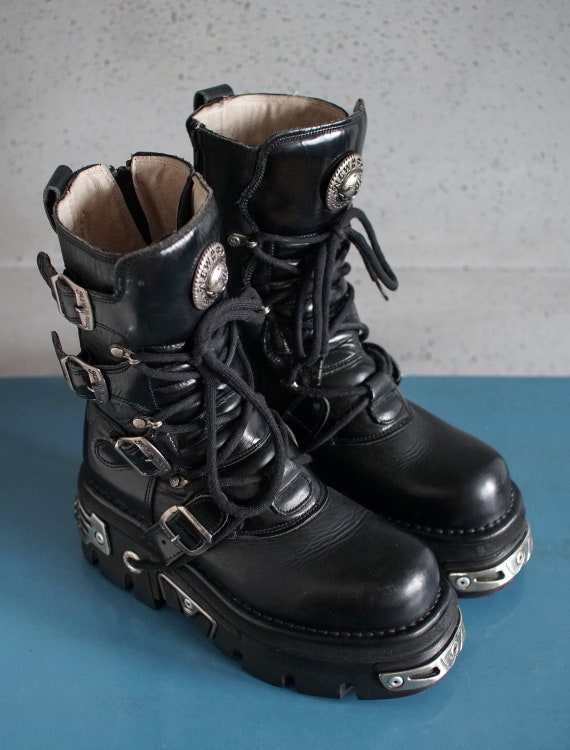 New Rock platform boots REACTOR  chunky boots cyb… - image 4