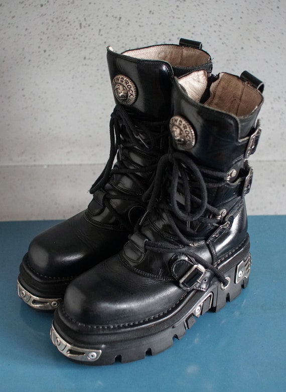 New Rock platform boots REACTOR  chunky boots cyb… - image 6