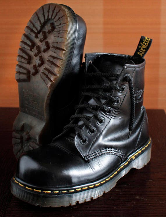dr martens industrial steel toe