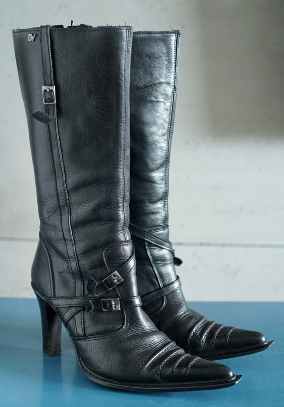 destroy platform cowboy boots