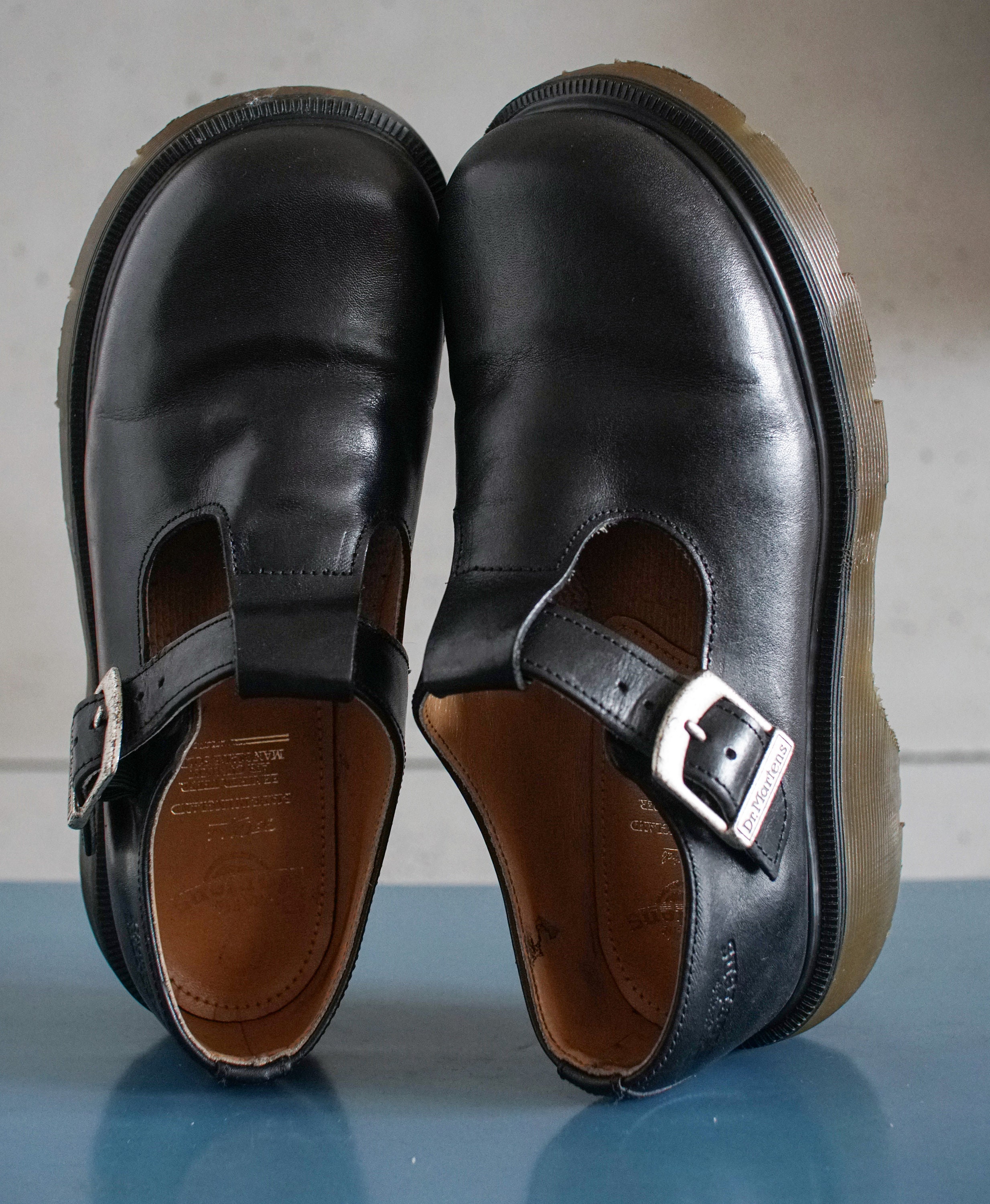 EUR38 US7.5 Made in England Dr Martens Black T-strap Mary EUR38 US7.5 Made in England Dr Martens Black T-strap Mary