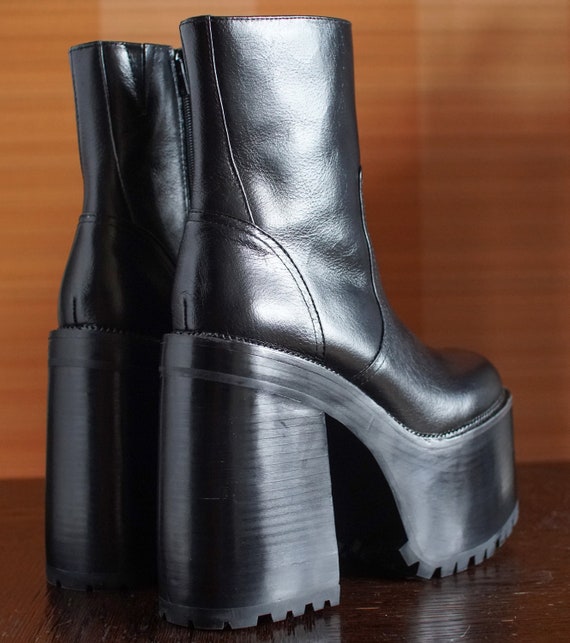 high platform booties
