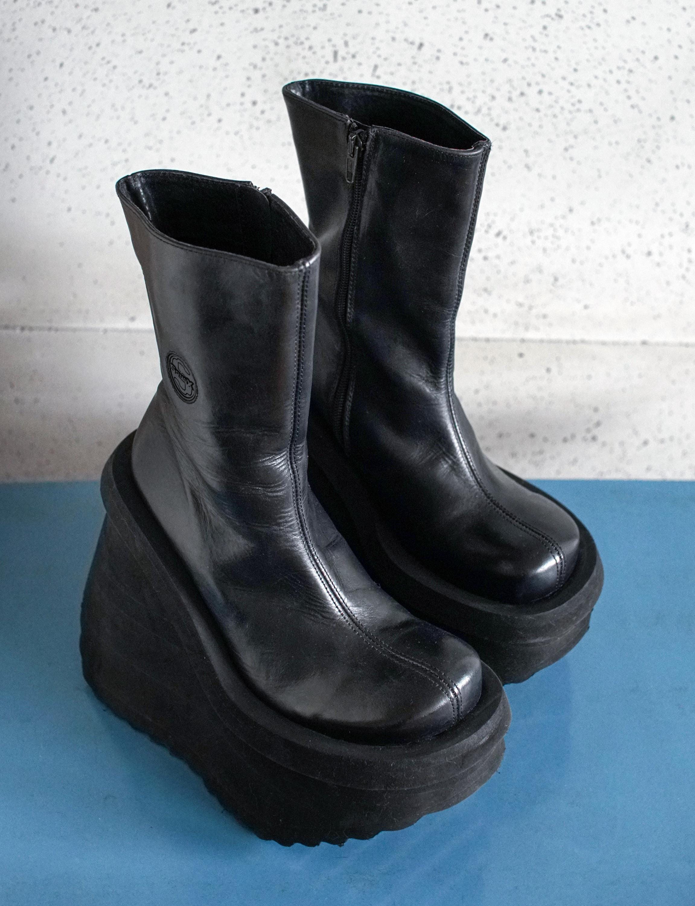 SONAX Platform Boots Rare MEGA Platform Y2k Monsters 39EUR - Etsy