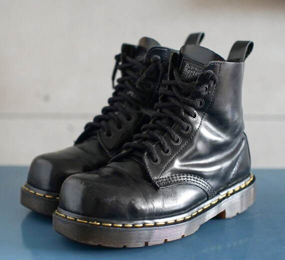 Dr Martens Steeltoe INDUSTRIAL DM'S platform vinta