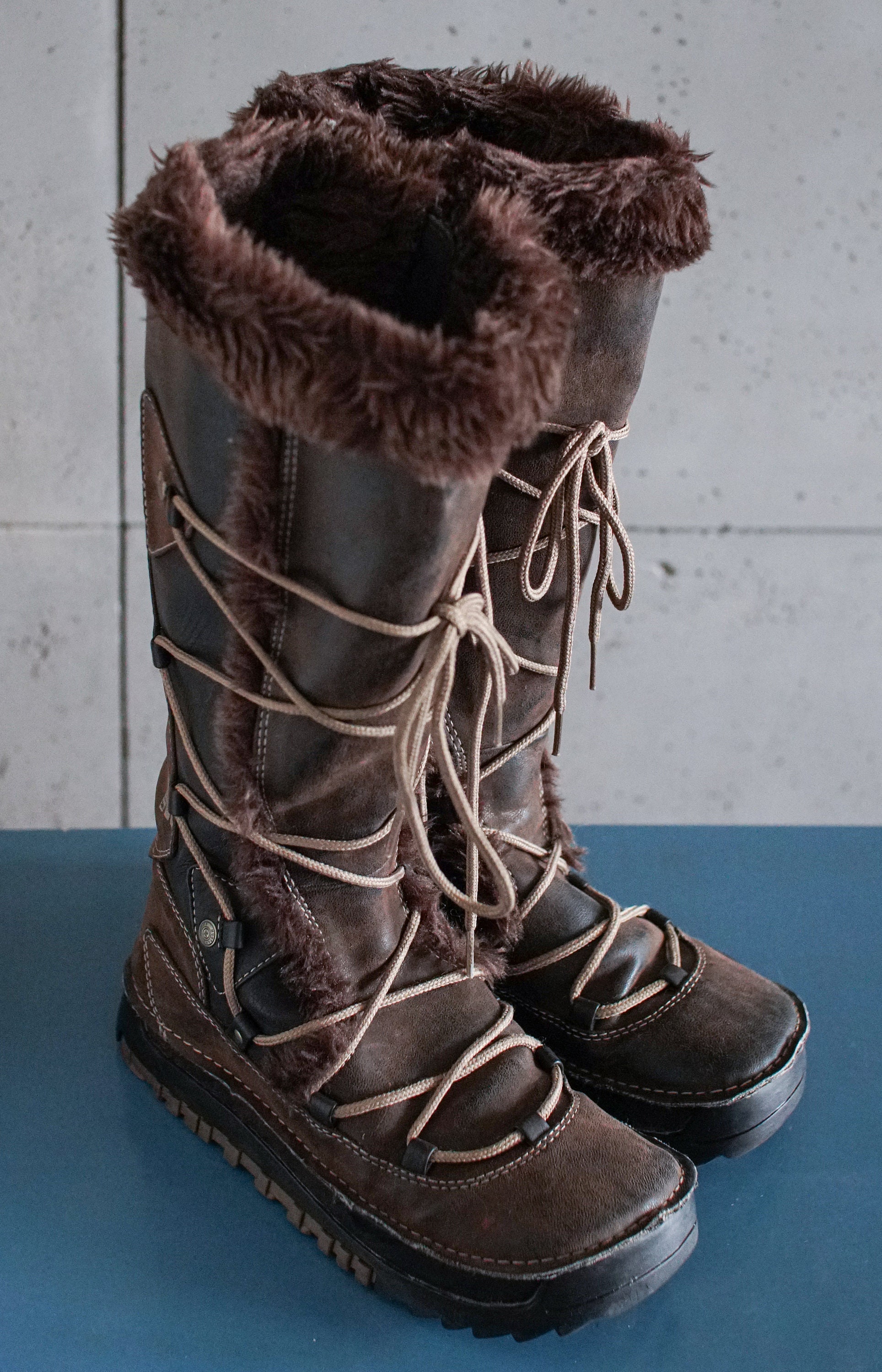 MUSTANG Y2K Winter Platform Winter Boots 37 - Etsy