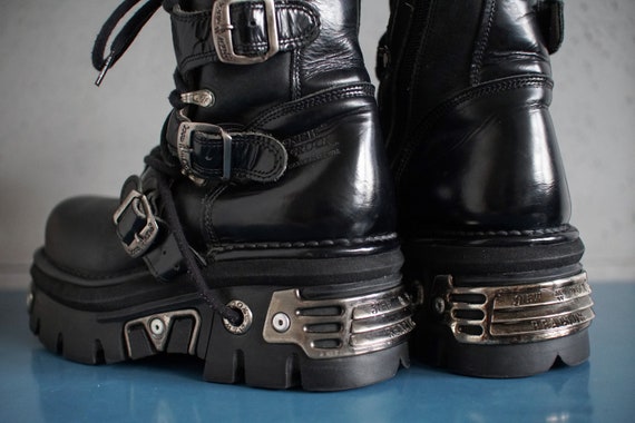 New Rock platform boots REACTOR  chunky boots cyb… - image 9