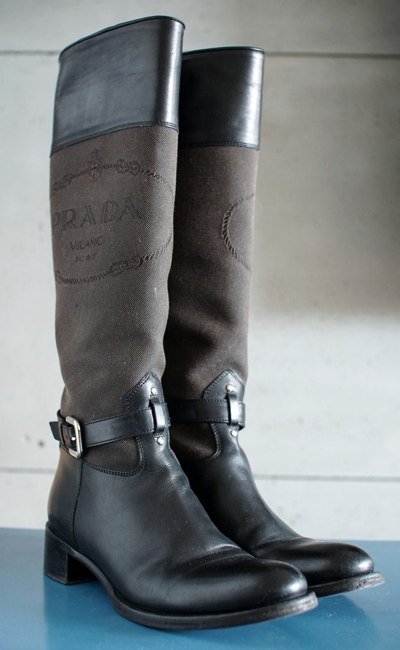 PRADA classic vintage boots Prada Milano - image 3