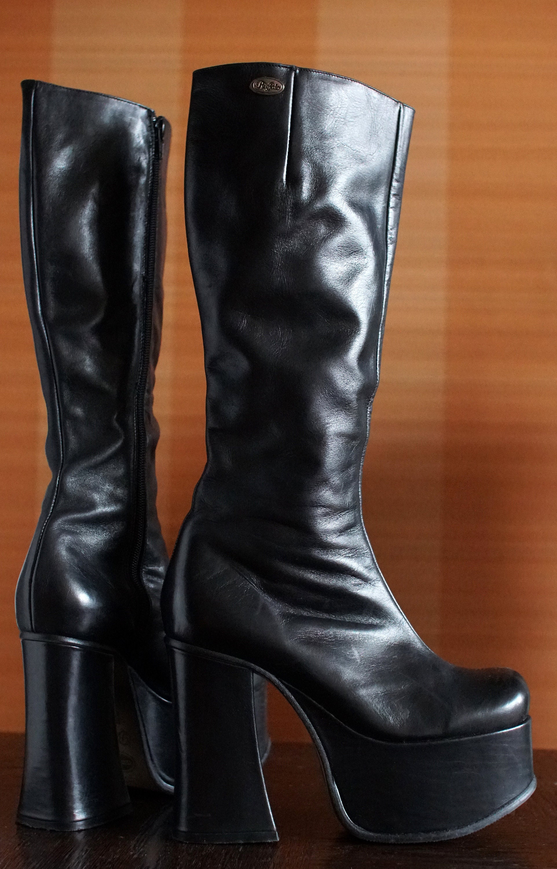 EUR39 8.5US BUFFALO T2417-73 Platform Boots, 1998 Year EUR39 8.5US BUFFALO T2417-73 Platform Boots, 1998 Year