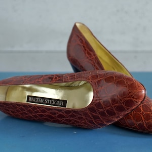 Walter Steiger Designer 80er Jahre Pumps 36 High Heels