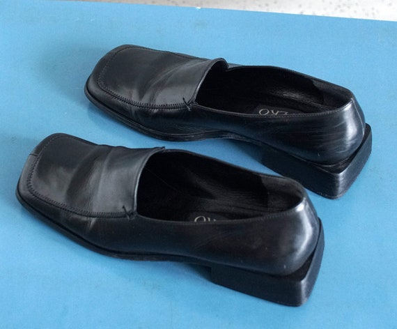 Unique vintage low heel Japanese school loafers f… - image 5